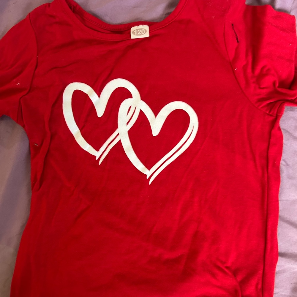 Red Heart Kids Shirt
